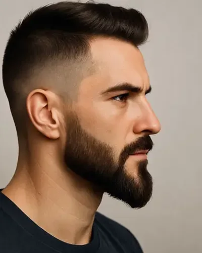 Homem com espartana curta