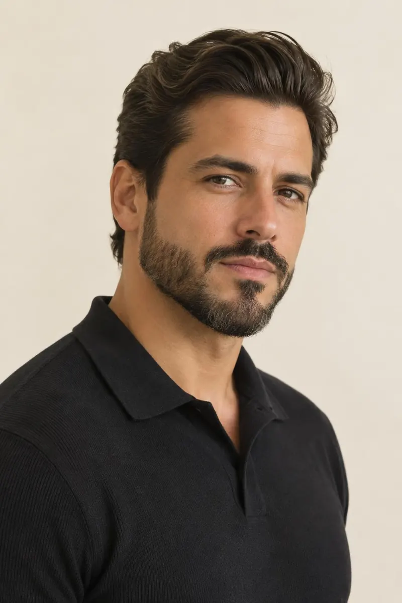Exemplo de barba italiana
