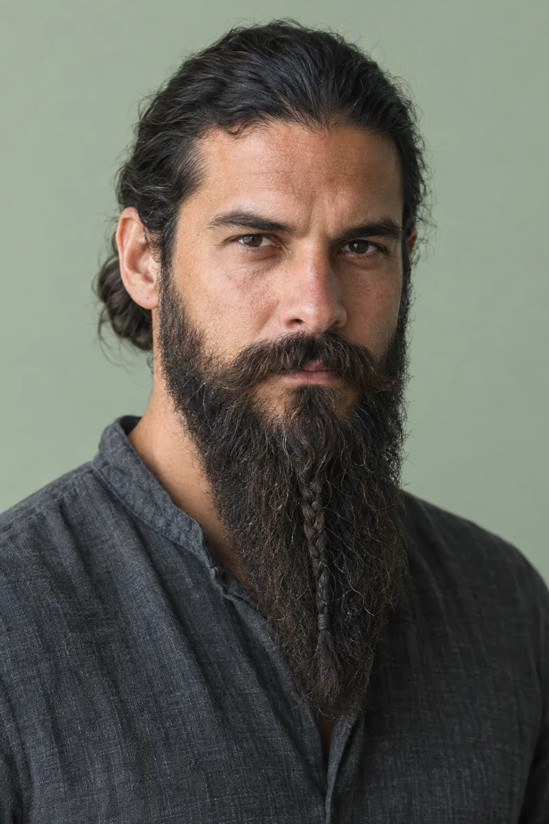Exemplo de barba viking