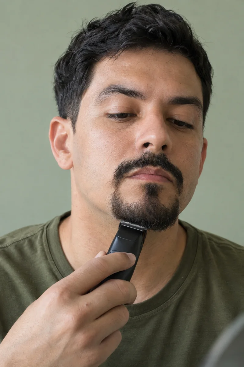 Exemplo de como fazer cavanhaque
