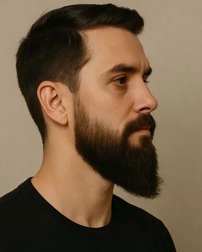 Homem com ducktail (rabo de pato)